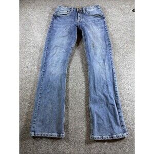 Wrangler 20X Jeans Mens 31x34 Blue Slim Fit Bootcut Western Cowboy Denim Work